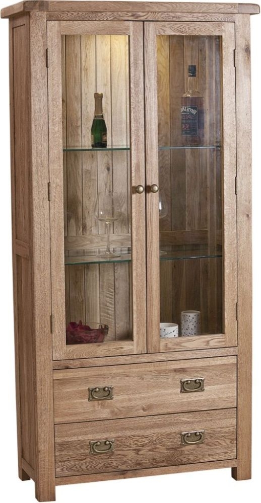 Kent Oak Display Cabinet