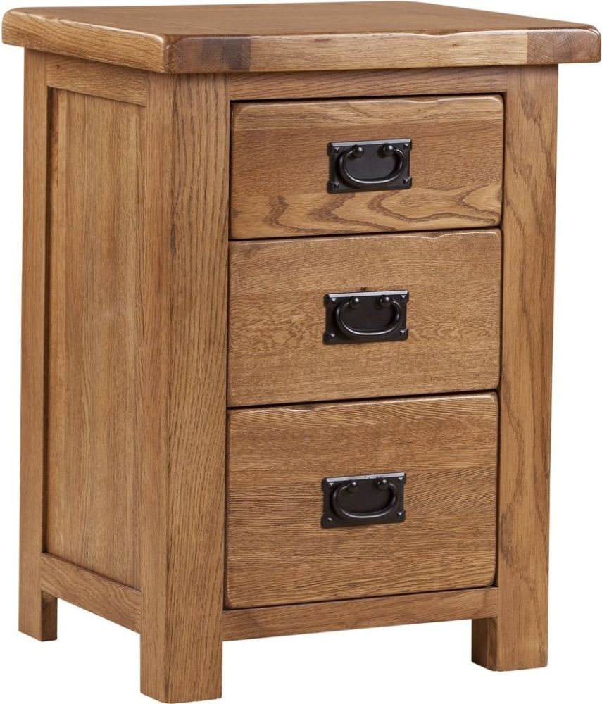 Originals Rustic Oak Tall Bedside Cabinet