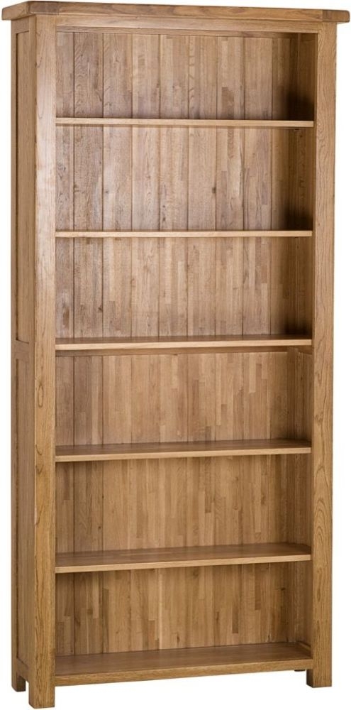 Originals Rustic Oak Tall Wide Bookcase