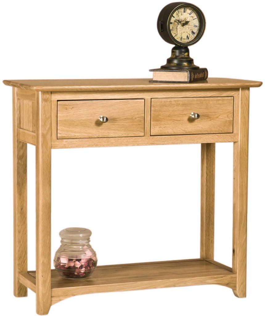 Shaker Oak Console Table