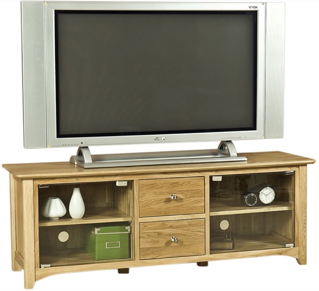 Shaker Oak Large Tv Unit