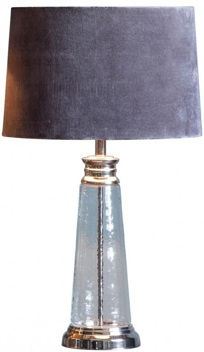 Azalea Grey Table Lamp