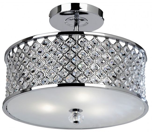 Maria Chrome Ceiling Light