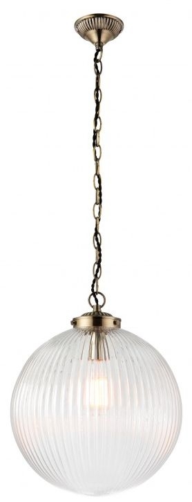 Ainsley Clear Glass Large Pendant Light