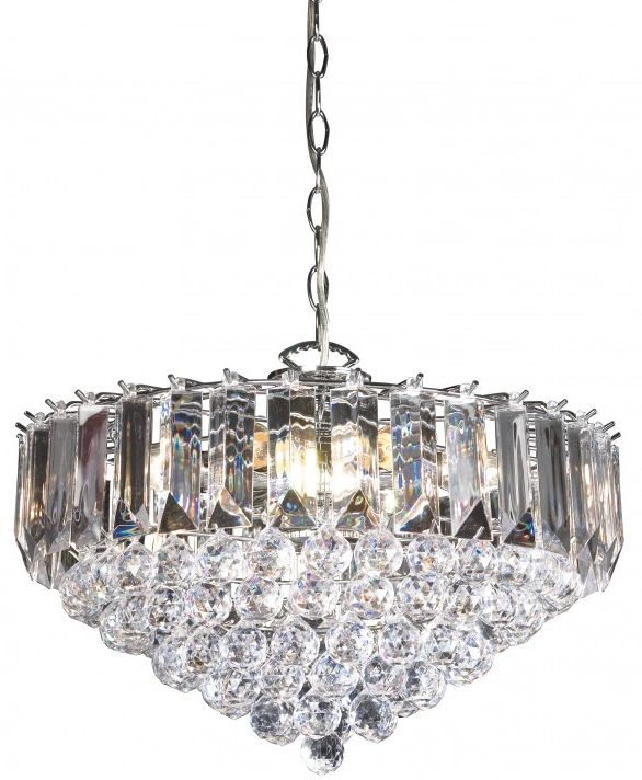 Lennon 6 Chrome Pendant Light