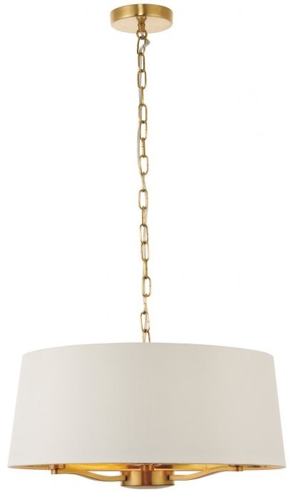 Annie 1 Brushed Gold Pendant Light