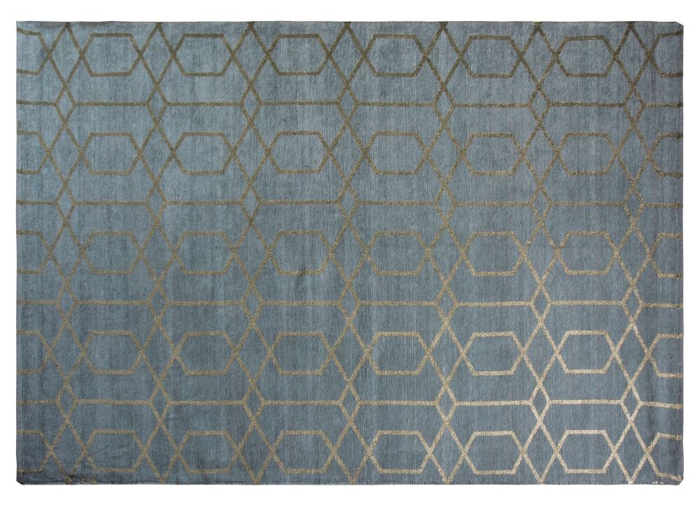 Wynona Metallic Chenille Loom Grey Rug 230cm X 160cm