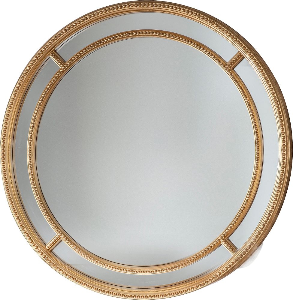 Ainsley Gold Round Mirror 90cm X 90cm