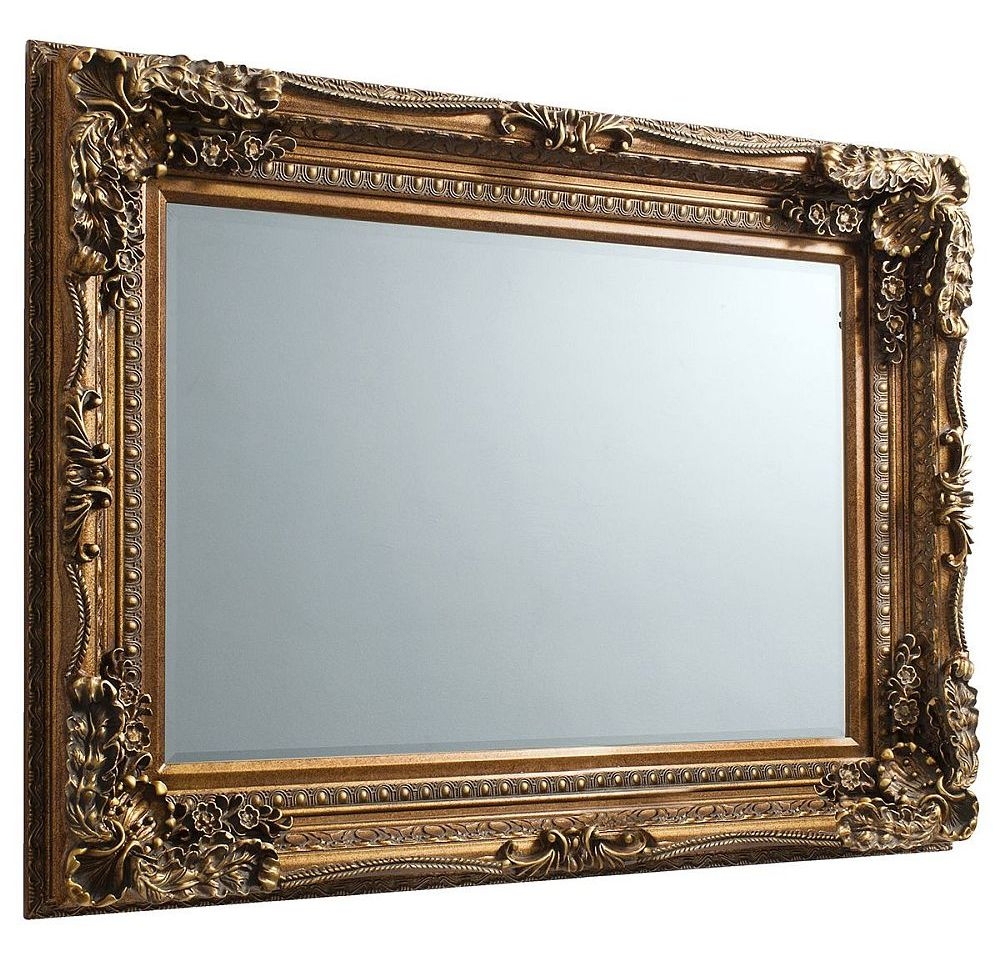 Allison Gold Rectangular Mirror 895cm X 120cm