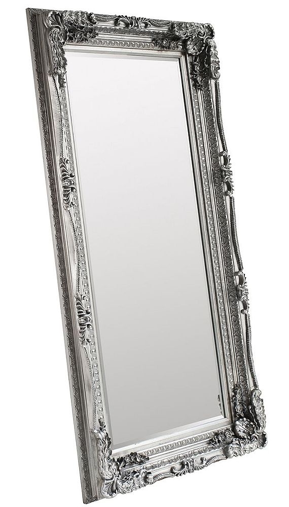 Allison Silver Leaner Rectangular Mirror 895cm X 1755cm