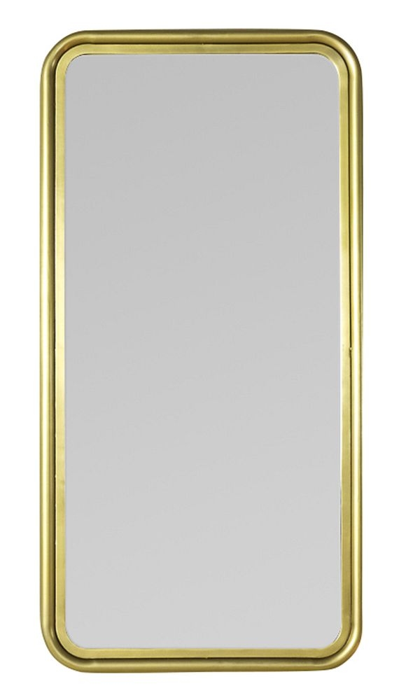Ava Brass Leaner Rectangular Mirror 65cm X 128cm