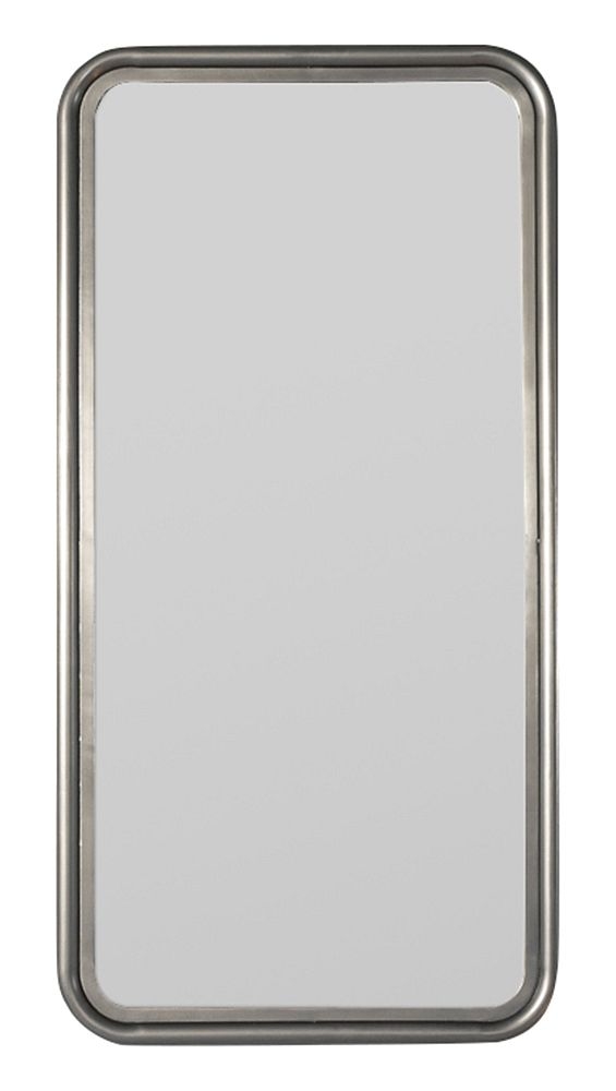 Ava Zinc Leaner Rectangular Mirror 65cm X 128cm