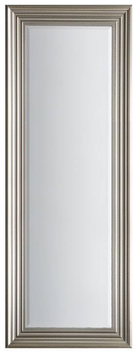 Cora Brushed Steel Rectangular Long Mirror 48cm X 132cm