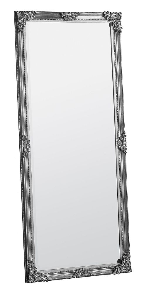Emery Silver Rectangular Leaner Mirror 70cm X 160cm