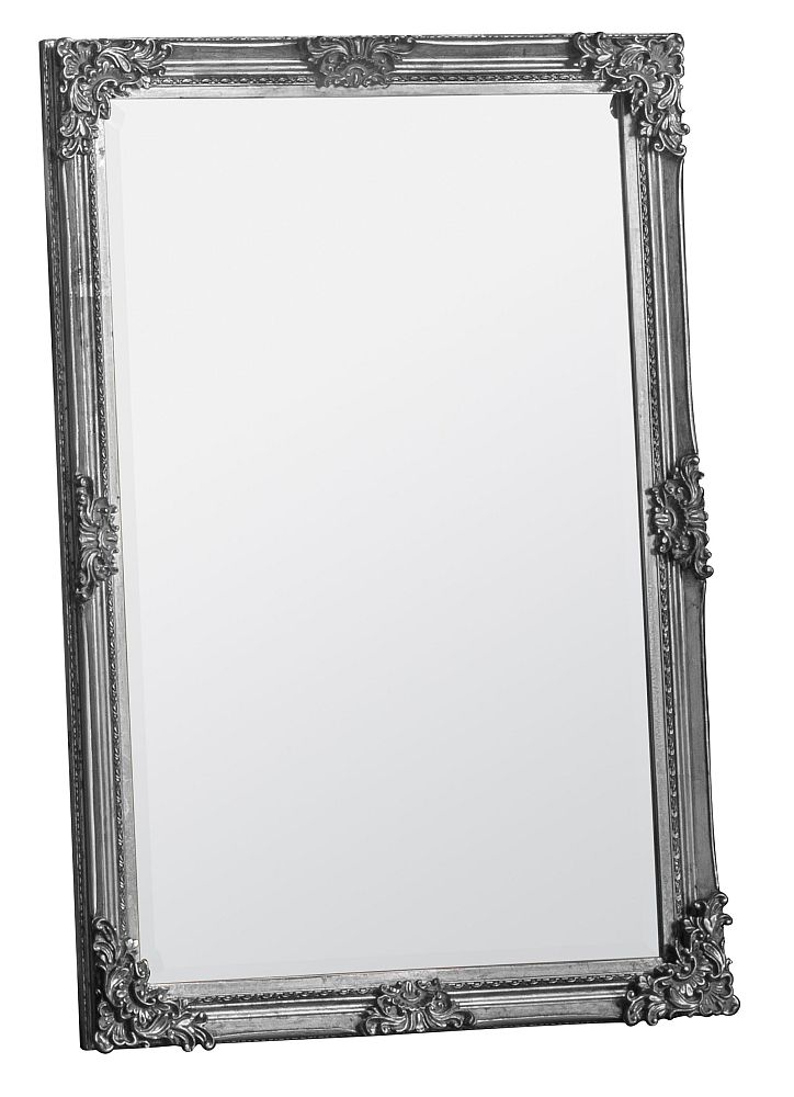 Emery Silver Rectangular Mirror 61cm X 92cm