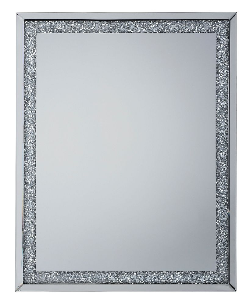 Jade Silver Rectangular Mirror 60cm X 90cm