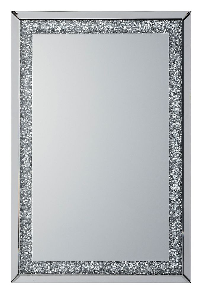 Jade Silver Rectangular Mirror 80cm X 100cm