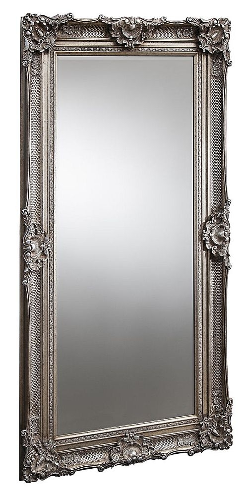 Madeline Silver Leaner Rectangular Mirror 88cm X 177cm