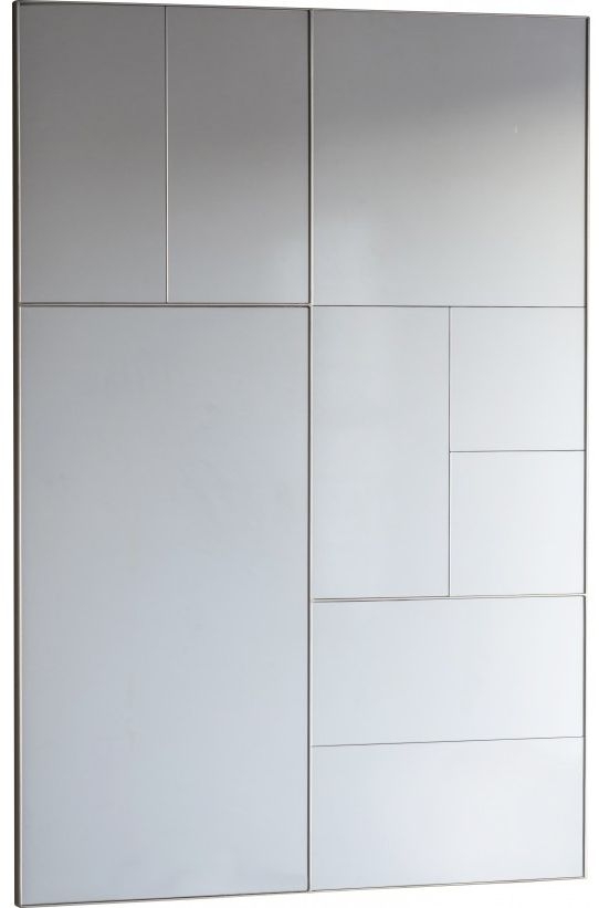 Lena Silver Wall Rectangular Mirror 81cm X 122cm