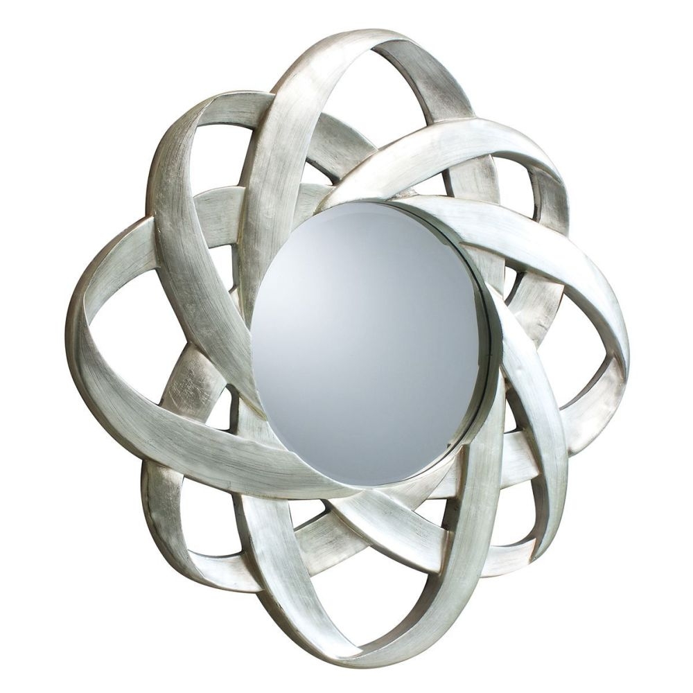 Adalynn Silver Round Mirror 98cm X 98cm