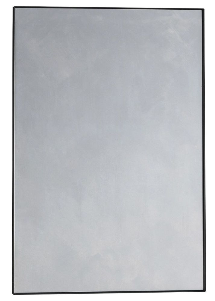 Adeline Black Rectangular Mirror 60cm X 90cm