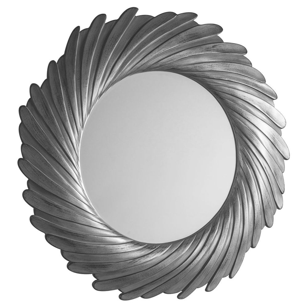 Brielle Silver Round Mirror 100cm X 100cm