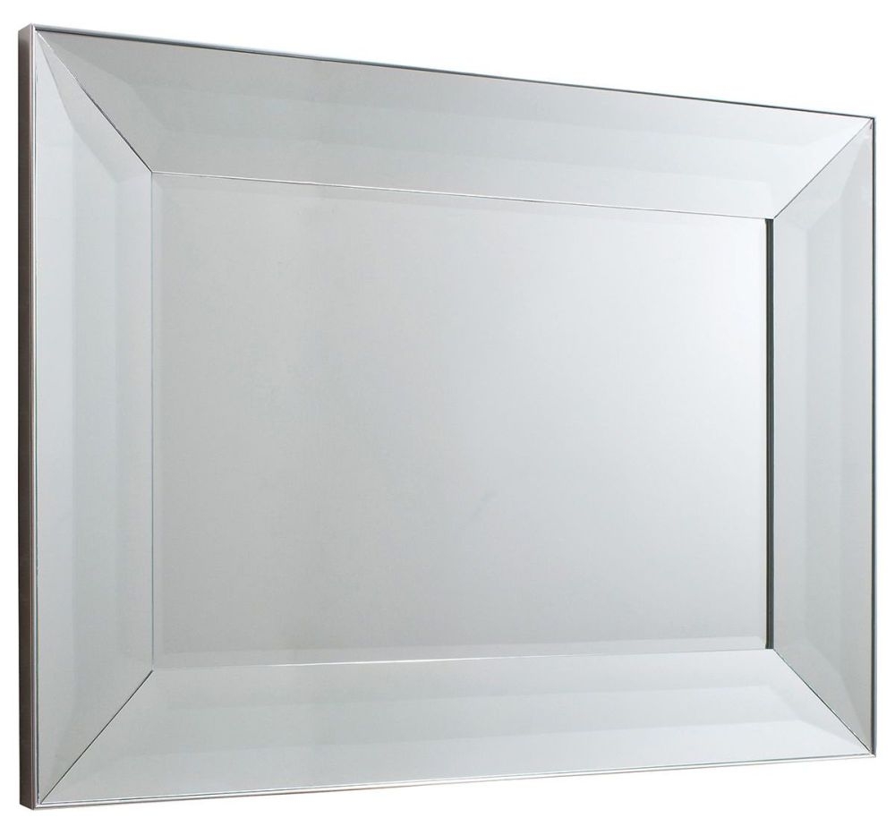 Mary Silver Rectangular Mirror 122cm X 915cm