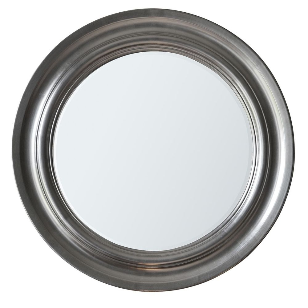 Oaklynn Silver Round Mirror 84cm X 84cm