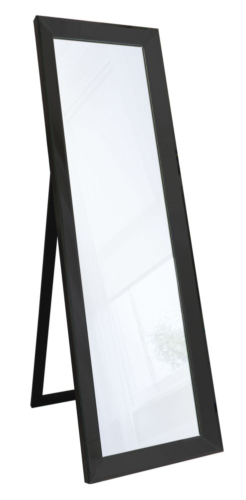 Quinn Black Rectangular Cheval Mirror 48cm X 155cm