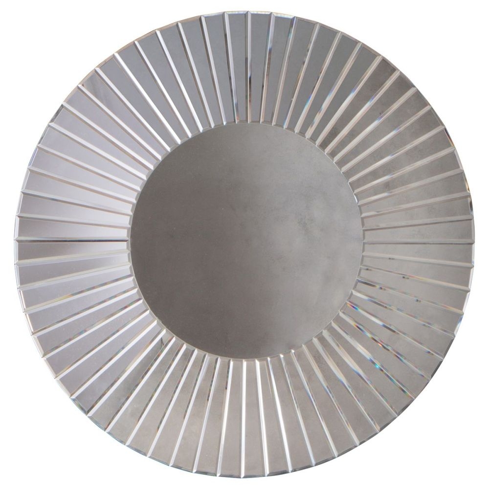 Sawyer Silver Round Mirror 80cm X 80cm