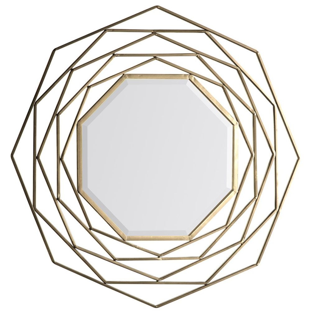 Taylor Gold Octagon Mirror 91cm X 91cm