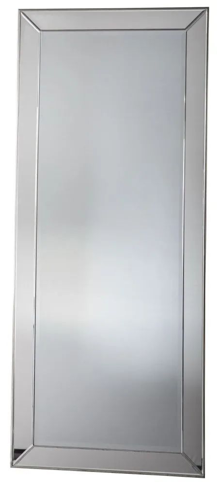 Gallery Direct Petruth Silver Rectangular Leaner Mirror 69cm X 158cm