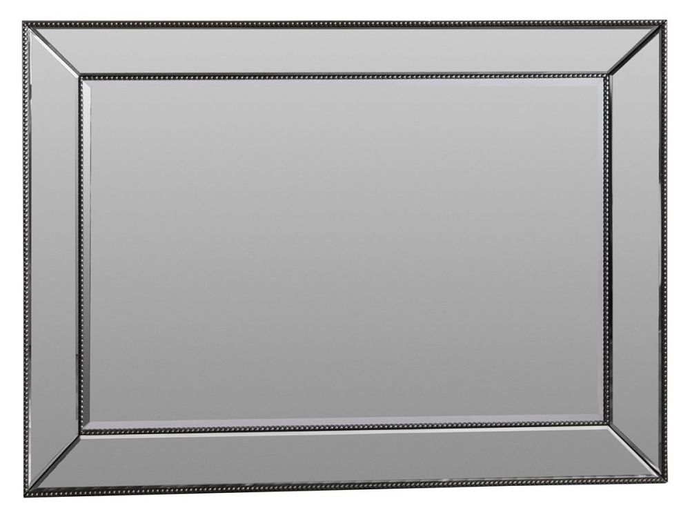 Remi Silver Rectangular Mirror 795cm X 1095cm