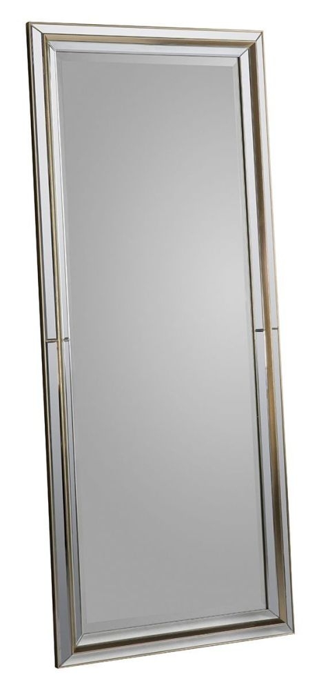 Margaret Gold Leaner Rectangular Mirror 625cm X 1515cm