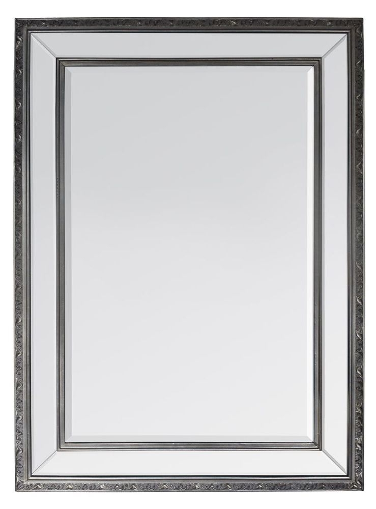 Hailey Pewter Rectangular Mirror 84cm X 1705cm