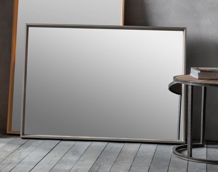 Nevaeh Grey Rectangular Mirror 74cm X 1045cm