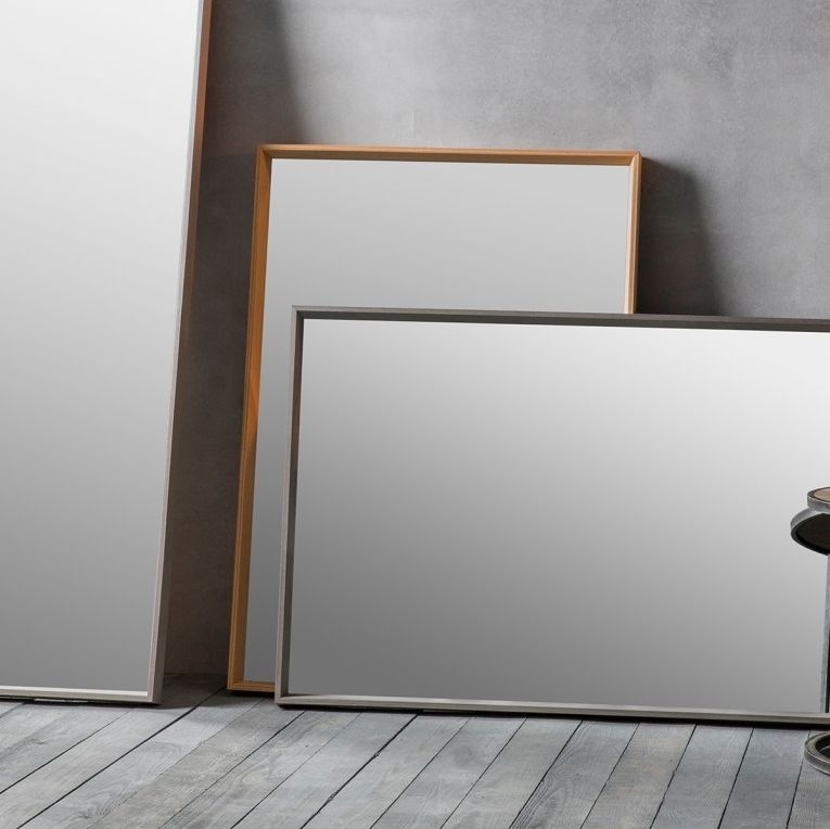 Nevaeh Oak Rectangular Mirror 74cm X 1045cm