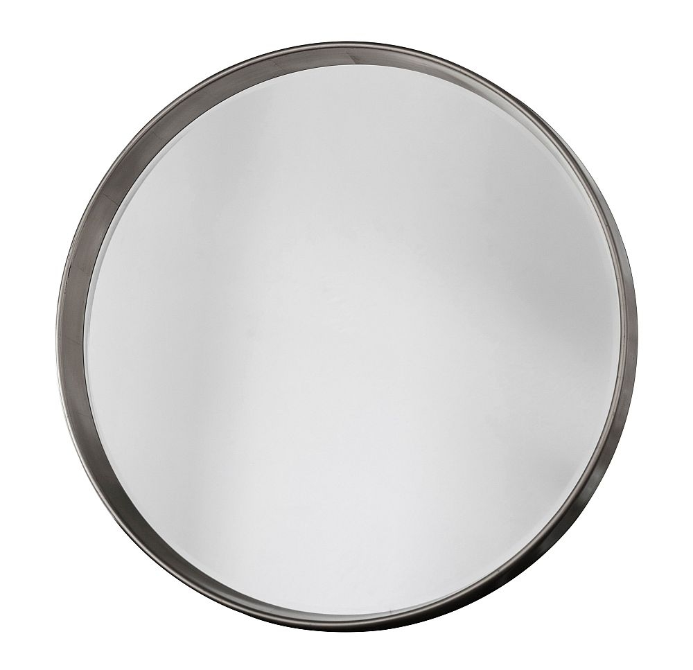 Raelynn Silver Round Mirror 95cm X 95cm