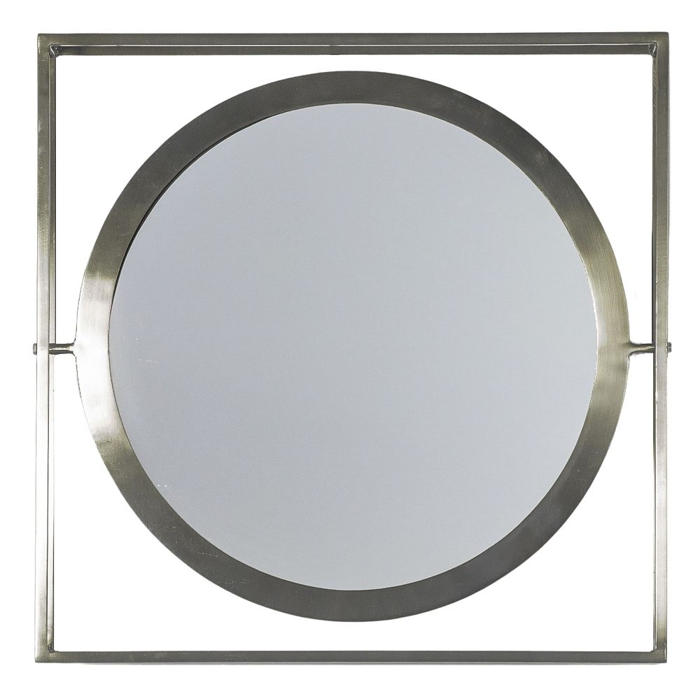 Scarlett Zinc Square Wall Mirror 61cm X 61cm