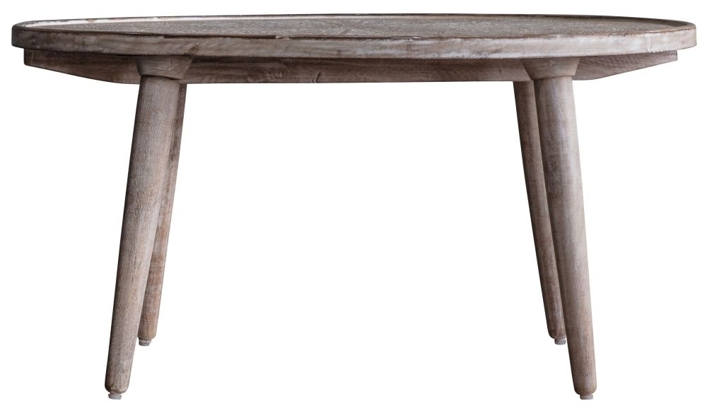 Agra Natural White Coffee Table