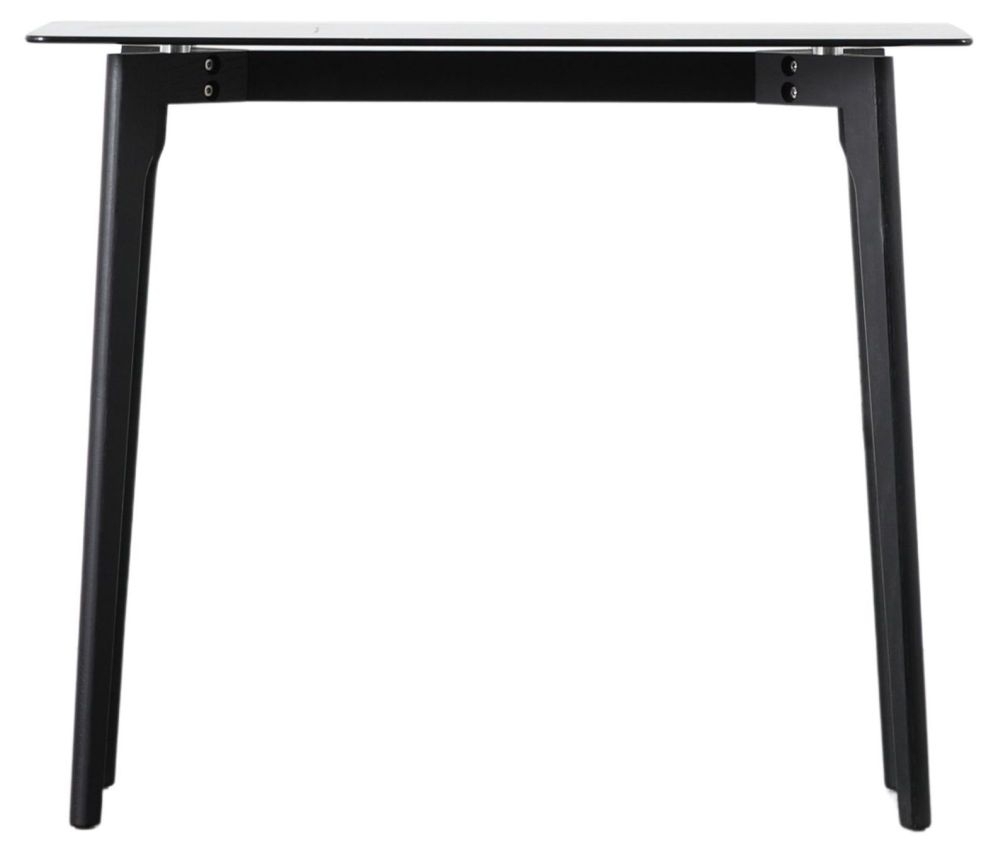 Blair Black Oak Console Table