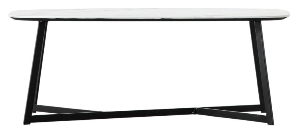 Finsbury White Marble Effect Coffee Table