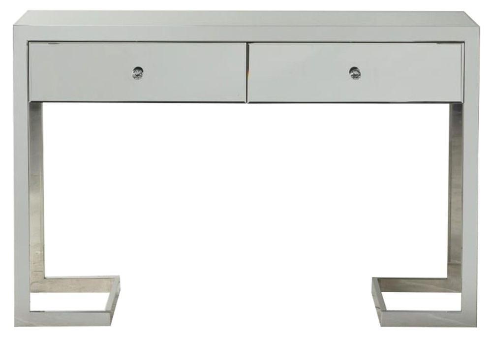 Cutler 2 Drawer Mirrored Console Table