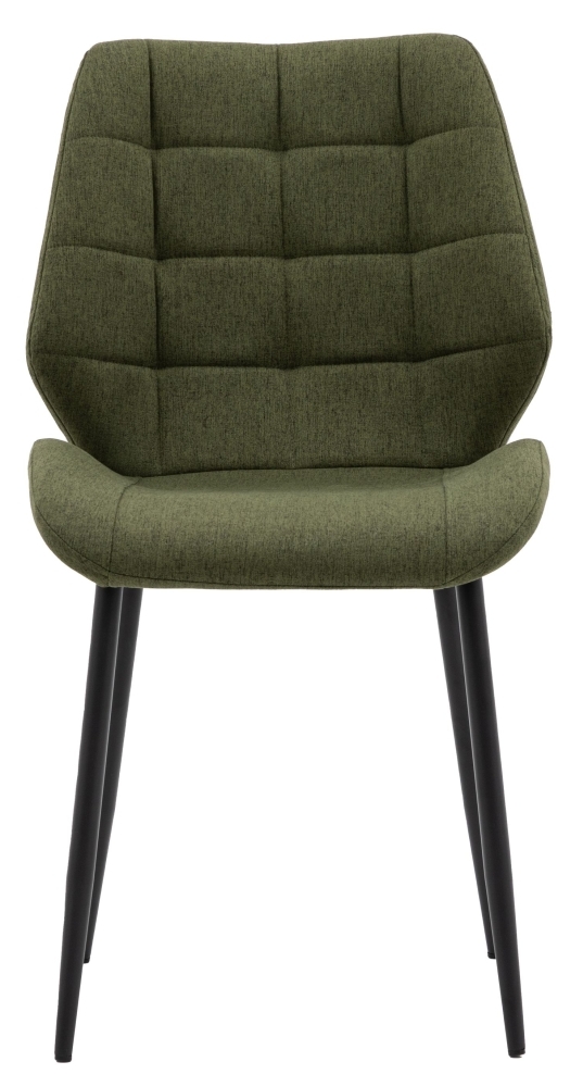 Manford Upholstered Bottle Green Dining Chair Sold In Pairs