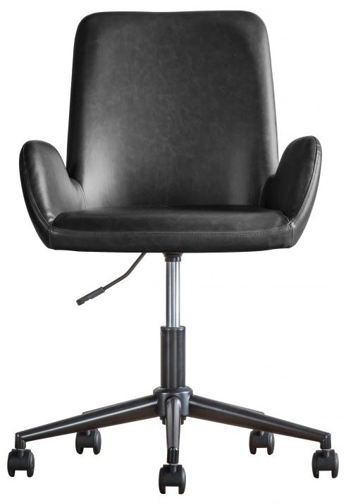 Faraday Charcoal Swivel Chair