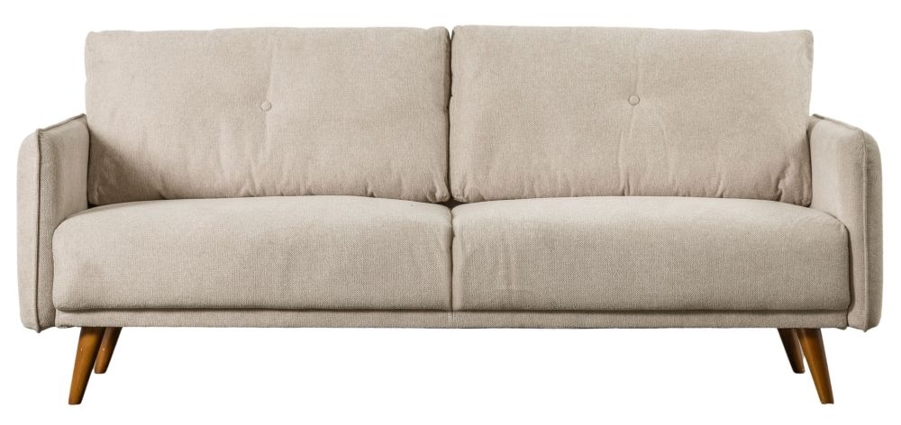 Farringdon Oatmeal Linen Fabric 2 Seater Sofa