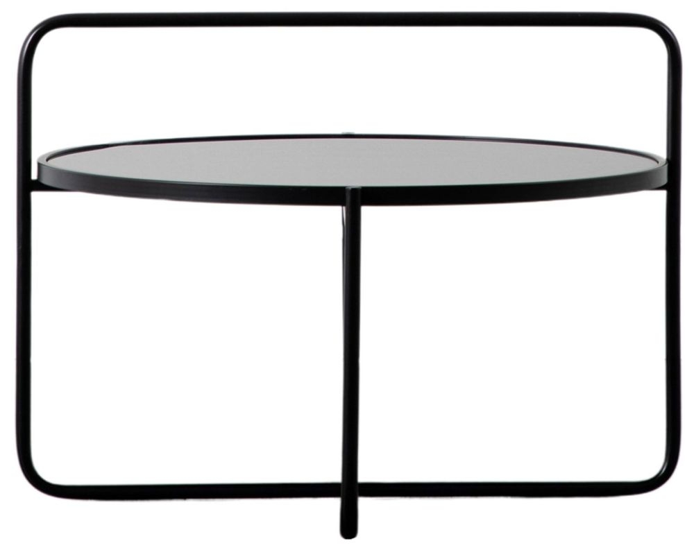 Fawley Black Round Coffee Table