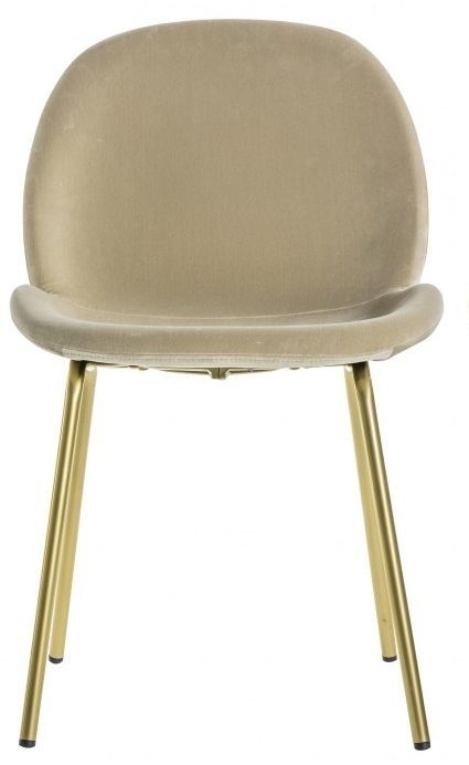 Flanagan Oatmeal Velvet Dining Chair Sold In Pairs