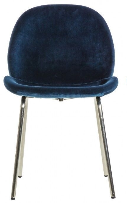 Flanagan Petrol Blue Velvet Dining Chair Sold In Pairs