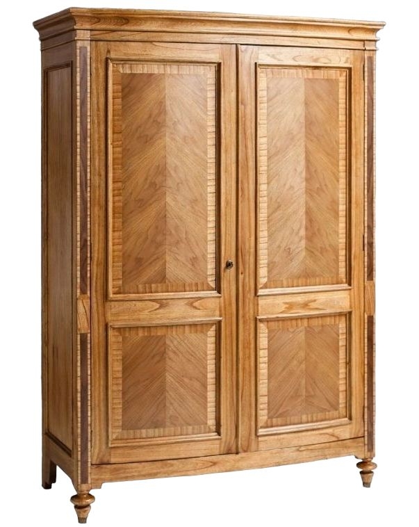 Frank Hudson Spire 2 Door Double Wardrobe Walnut Clearance B199